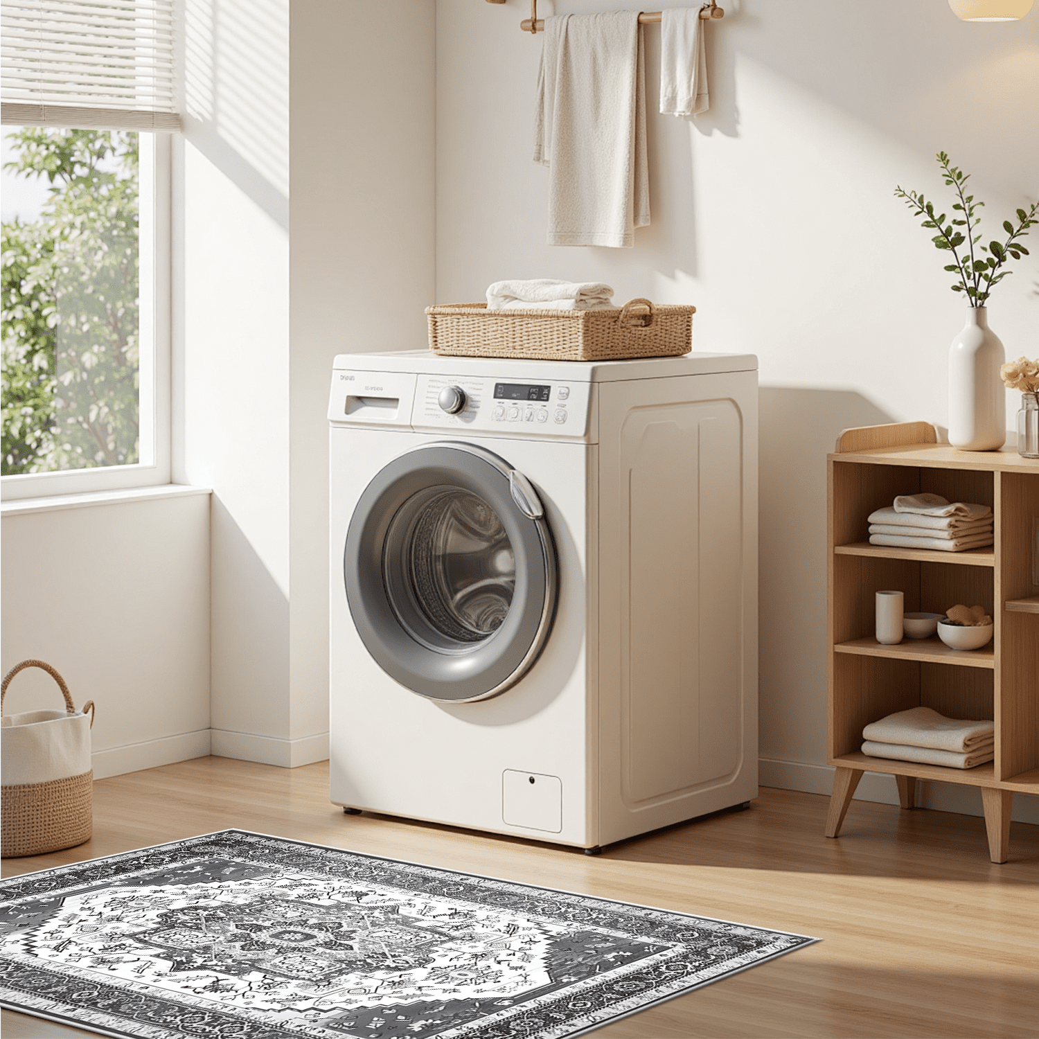 3 Pieces Kitchen Rug Sets with Runner Non Slip Washable Mats for Floor Thick Kitchen Floor Mat Carpet Runner Rugs for Hallway Laundry Holiday Decor