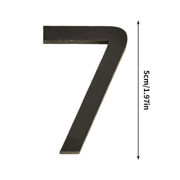 Placa de Número de Acrílico de 5 cm, Creando Decoración de Moda