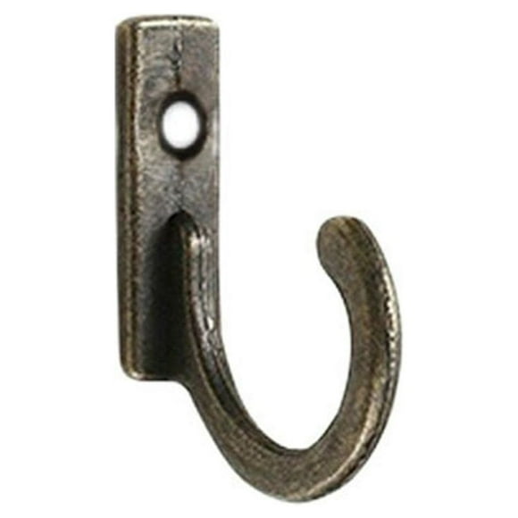 Margot Single Prong Hook Mini Size Wall Mounted Retro Cloth Hanger For Coats Hats Towels Keys Clothes Rack Hanging Hooks