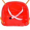 thumbnail image 6 of HEMLBOYW 14.6x12.2x11in Garden Tree Low Back Full Bucket Swing for Seat with Rope & Mounting Rings High Duty Toddler Swing Set plastic, 6 of 6