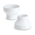 thumbnail image 1 of 2 Pcs 6 To 4 Inch Duct Reducer Increaser Abs Air Duct Adapter Duct Fan Or Dryer Vent Adapter Pipe C, 1 of 5