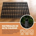 thumbnail image 2 of Valla para mascotas corral portátil plegable de metal con puerta 8 paneles 61x60 cm para perro pequeño y mediano cachorros, 2 of 7