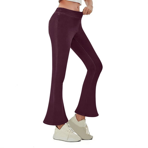 TaTaai Women Slim Fit High Waist Bootcut Jeans Stretch Denim Trousers Ladies Weekend Outdoor Vacation Wear Soft Stretchy No Fading Comfortable Denim Pants Gift