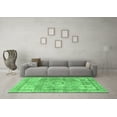thumbnail image 3 of Ahgly Company Indoor Round Medallion Emerald Green Traditional Area Rugs, 7' Round, 3 of 4