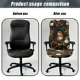 thumbnail image 4 of HELLHERO Robin Daisy Print Gaming Chair Slipcover Anti Scratch Decorative Office Seat Chairs Cover Removable Office Chair Cover, 4 of 7