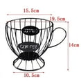 thumbnail image 2 of Pod Holder Storage Cup Creamer Organizer,for Cafe Countertop Decor,Coffee Accessories - Black, 19, 2 of 6