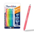 thumbnail image 1 of Paper Mate InkJoy Bright Pens, Gel Pens, Medium Point (0.7 mm), Retractable, Assorted Brighter Colours, 6 Count, 1 of 6