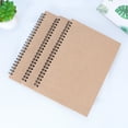 thumbnail image 3 of 4 Pcs Carnet A5 Kraft Journal Carnet Journal d'Écriture Carnet pour Étudiant Taille m (Buff), 3 of 7