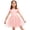 Pink Flower, variant on Oudiya Toddler Girls Tutu Purple Dress Fluffy Ruffle Sleeve Dresses Summer Casual Tulle Party Sundress for Kids 4T-5T