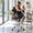 Black + PU + Foam, variant on Saddle Stool with Wheels, Ergonomic Swivel Rolling Saddle Chair with Height Adjustment, PU Leather Stool for Salon, Beauty, Clinic, Dentist, Tattoo, or Home Office, Black, Easy Assembly