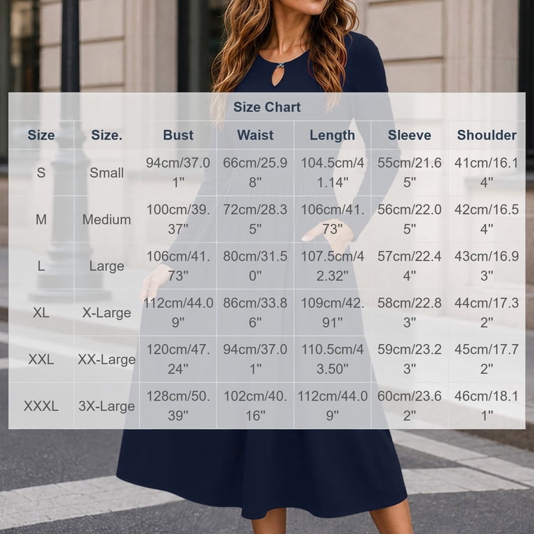 Squevariel Women Casual Dresses Solid Color A Line Midi Dress Keyhole ...