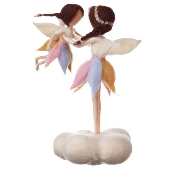 Fairy Mom and Kid Needle Felting Kits DIY Craft Kit for Beginners Include Everything to Make
