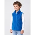 thumbnail image 4 of LittleSpring Boys Girls Fleece Vest for Kids Sleeveless Jackets Zip Up Outerwear 2-10 Years, 4 of 6