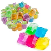 Kicko 96 Pack Mini Putty with Glitter - Sparkling Stretchy Elastic Putty Supply - Handy Slime for Child and Toddler - Goodies Party Prizes, Toys Assortments - Thoughtful Gift for Hours of Creative Fu