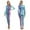 Type D, variant on YONGHS Womens Mermaid Costume 3D Printing Mermaid Scales Long Sleeves Zipper Jumpsuit Bodysuits Type A XL