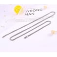 thumbnail image 1 of Caja de cadena de cuerda, collar de acero inoxidable, cadena de eslabones, colgante, joyería artesanal, nunca se borra, 2MM, 2,5 MM, 3MM, 4MM, USENSET, 1 of 4