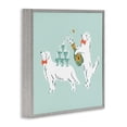 thumbnail image 3 of Stupell Industries Popping Champagne Dogs Gray Framed Giclee Art design by Krissy Mast, 17 x 17, 3 of 8