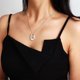 thumbnail image 2 of Can Pull Anillo Collar Clavícula Cadena Hip Hop Retro Collar Accesorios, 2 of 4