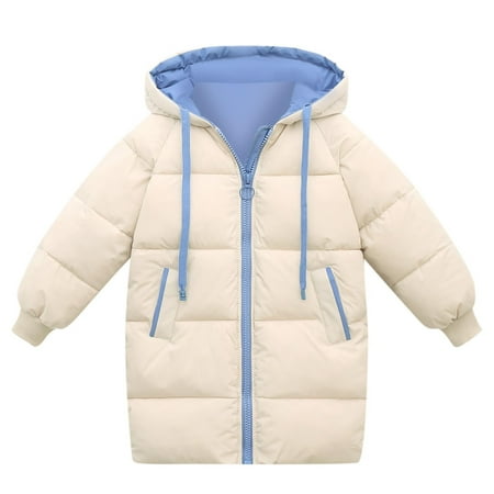 

Tagold Fall Savings Clearance Winter Coats for Thicken Warm Kids Down Coat Winter Hooded Long Boys Girls Cotton Down Jackets Outerwears Children Clothing