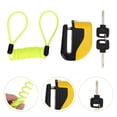 thumbnail image 3 of MasteelfCA 1 Set of Durable Bicycles Lock Bike Alarm Lock Bike Alarm Lock Security Alarm Lock (Yellow), 3 of 8
