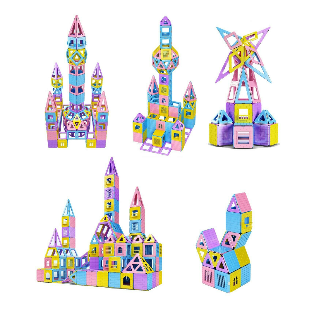 homofy 40pcs castle magnetic blocks