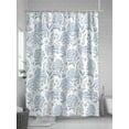thumbnail image 5 of Shower Curtain Blue Hydrangea Bathroom Curtains with Hooks, Waterproof Fabric Spring Floral Leaf Bath Shower Curtains Set for Bathroom Bathtubs Decor 72x72 Inch, 5 of 8