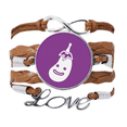 thumbnail image 1 of Vegetable Expression Happy Eggplant Body Bracelet Chain Rope Ornament Wristband, 1 of 3
