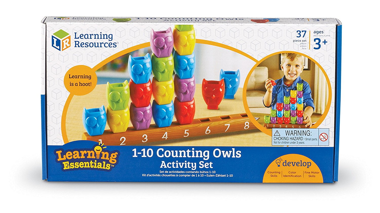 Learning Resources 1-10 Counting Owl Activity Set, 25 Piece Set, Ages 3+