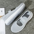 thumbnail image 6 of Womens Clothes Clearance Black and Friday Deals 2023 asdoklhq Womens Casual Shoes,Women's Casual Breathable Wedges Slip On Walking Sneakers Loafers Shoes, 6 of 9