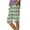 Green Womens Shorts, variant on Cotton Linen Shorts for Women Knee Length Elastic Mid Waisted Straight Leg Side Split Striped Printed Color Block Bermuda Short with Pockets