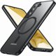 thumbnail image 1 of wonima44 Case for Samsung Galaxy S22 Plus,Magnetic Galaxy S22 Plus 5G Phone Case [Compatible with MagSafe] Slim Translucent Shockproof with Anti-Fingerprint Bumper Cover for Samsung S22 Plus (Black), 1 of 1