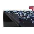 thumbnail image 4 of Ryvnso Mailbox Cover Magnetic Blue Snowflake Mailbox Wrap Large Size 25.5x21 Inch, 4 of 8