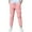 Pink, variant on fatyb Boys Girls Pants Drawstring School Uniform Pants for Kids Lightweight Casual Joggers with Pockets