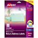thumbnail image 2 of Avery Clear Easy Peel Return Address Labels 1/2" x 1-3/4", Pack of 2,000 (8667), 2 of 4