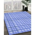 thumbnail image 2 of Ahgly Company Indoor Rectangle Patterned Blue Ribbon Blue Area Rugs, 7' x 10', 2 of 6