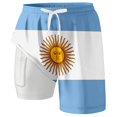 thumbnail image 4 of Men's Cargo Shorts Summer Fashion Printed Beach Pants, 4 of 4