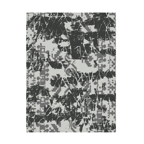 Canvas Wall Art - Maliq 'Ethno Fragments' Wall Art for Living Room, Bedroom, or Office Décor by Trademark Fine Art - 14 x 19 Inches