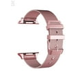 thumbnail image 2 of Gustave Replacement Apple Watch Band 38mm 40mm 42mm 44mm Stainless Steel Milanese Loop Bracelet Strap Wristbands Compatible with iWatch Series SE 8 7 6 5 4 3 2 1 for Women Men "Rose Gold", 2 of 9