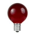 thumbnail image 2 of Novelty Lights Red G50 Globe Hanging Outdoor String Light Replacement Bulbs E17 Intermediate Base 7 Watt, 2 of 7