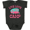 thumbnail image 3 of Inktastic Live Love Camp Rv Girls Baby Bodysuit, 3 of 5