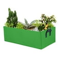 thumbnail image 2 of Leodye 1PCS Rectangular Fabric Raised Garden Bed - Breathable Planting Container Bag for Outdoor Gardening -23.62×11.81×7.87IN, 2 of 3