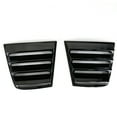 thumbnail image 4 of Ikon Motorsports Compatible with 11-23 Dodge Charger V1 Style Side Window Scoop Louver Gloss Black, 4 of 8