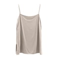thumbnail image 5 of IWRICH Women's Tank Tops Built in Bra Spaghetti Strap Camisole Tops Summer Undershirts Tanks with Shelf Bras Going out Camis Beige L, 5 of 6