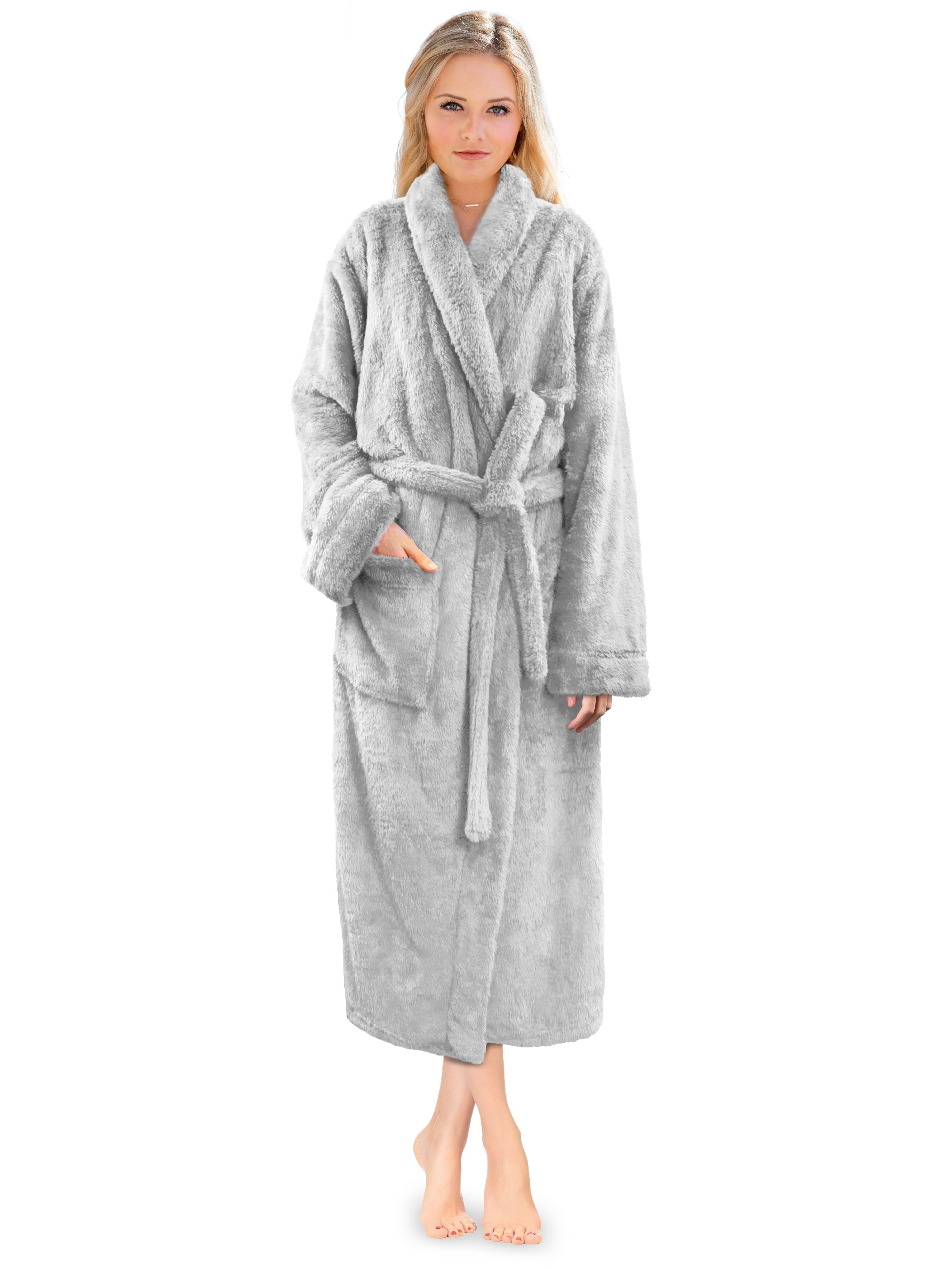 Pavilia - PAVILIA Premium Womens Plush Soft Robe Fluffy, Warm, Fleece ...