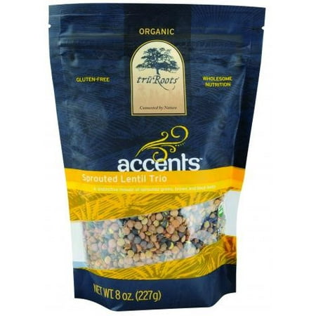 - (2 Pack) Tru Roots Accents Sprouted Lentil Trio, 8.0 OZ