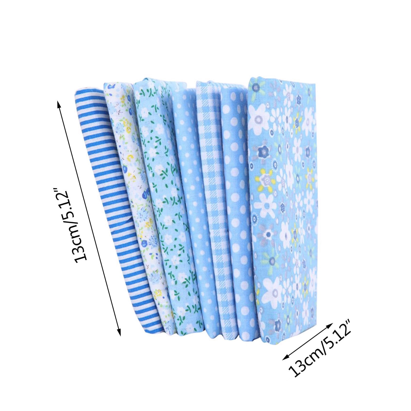 7Pcs (25Cm X 25Cm) Quilting Fabric Bundles Quilting Fabric Cotton Craft Fabric Bundle Squares Quilting Supplies Fat Quarters Fabric Bundles  Fabricfabric Squares DIY Sewing Quarters Bundle