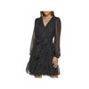 Karl Lagerfeld Paris Womens Chiffon Mini Cocktail and Party Dress