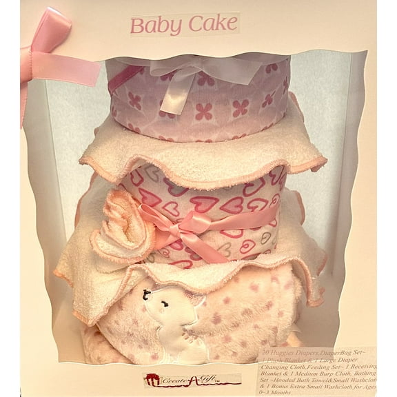 3 Tier Pretty Kitty Baby Cake