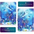thumbnail image 2 of Universal 8.0 inch Tablet Case, 8 inch Tablet Cover, Travel Portable Protective Folio PU Leather Stand Shell Casewith 4 Fixed Ringsfor All Kinds of 8., 2 of 4