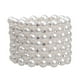 thumbnail image 4 of Pulsera elástica con perlas y diamantes de imitación perfecl para mujer 7 fila, 4 of 8